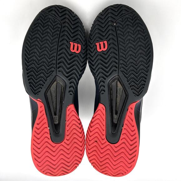Wilson‎ Tennis Shoes Womens Size 7.5 Navy Red Court Performance Grip WRS325200 - Picture 8 of 9